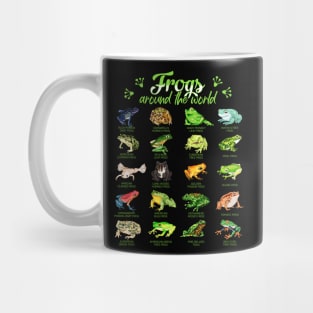 Frogs around the world - types of frogs Mug